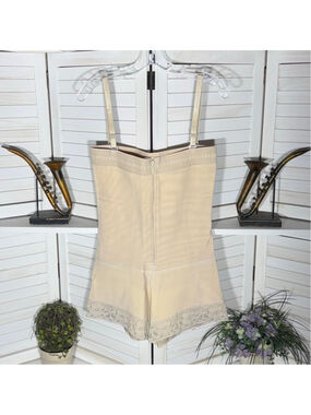 Ann Chery Colombian made shapewear body shaper nude color bodysuit USA sz 4X
